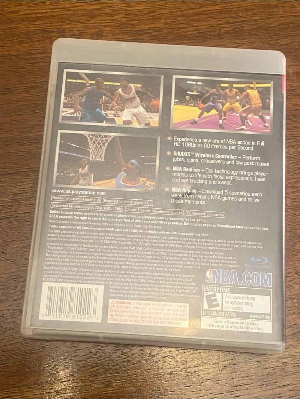NBA 07 Sony PlayStation 3 PS3 2006 Kobe Bryant Complete CIB Case Manual EUC
